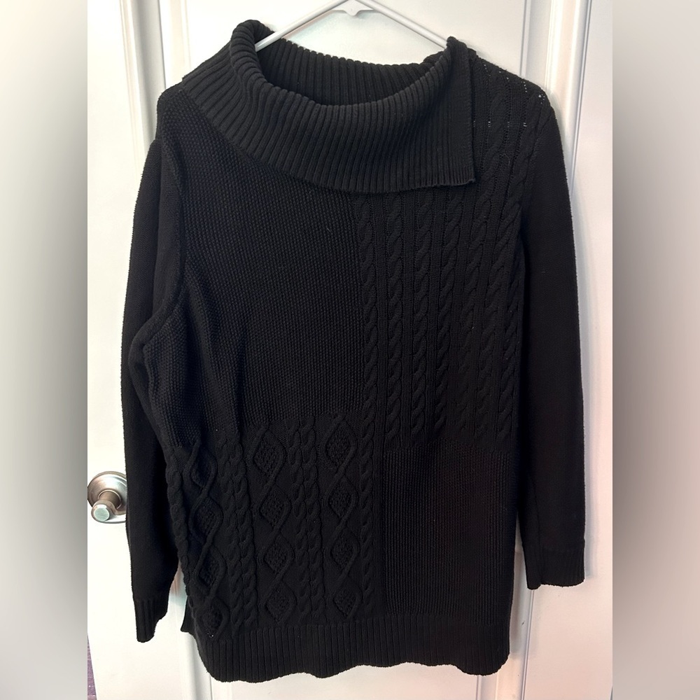 Charter Club Plus Size Cowl Neck Sweater